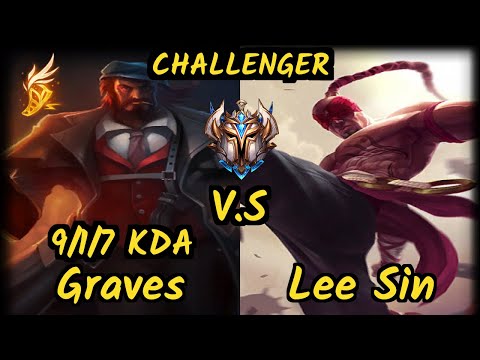 XL Caedrel (GRAVES) vs LEE SIN - 9/1/7 KDA JUNGLE CHALLENGER GAMEPLAY - EUW