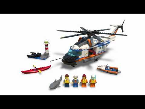Vidéo LEGO City 60166 : L'hélicoptère de secours