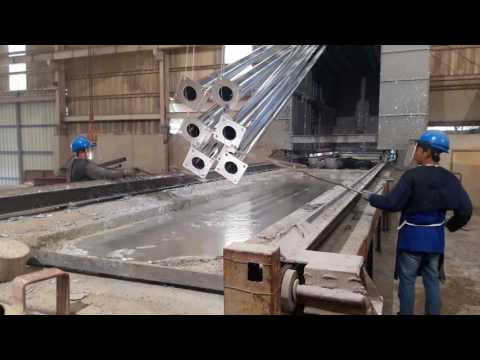 Mild steel hot dip galvanizing