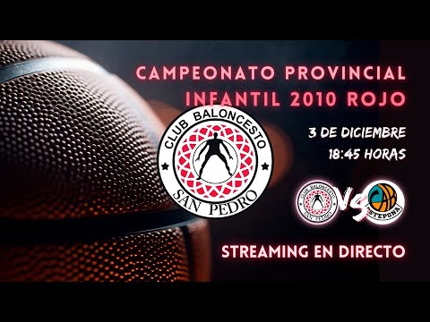 Infantil 2010 rojo CB San Pedro VS CAB Estepona