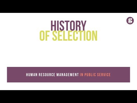 Human Resource Management in Public Service