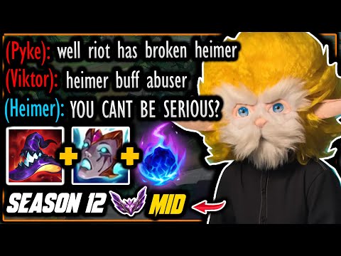 New Heimerdinger Is An Absolute EVIL GENIUS! Master of all lanes, Lord of the Turrets!