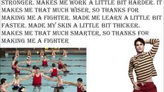 Fighter Glee Lyrics