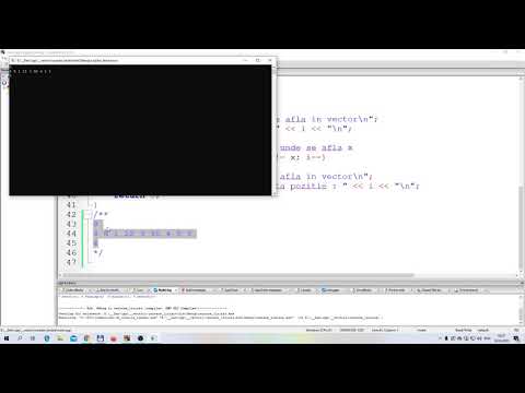 Căutare liniară într-un tablou unidimensional