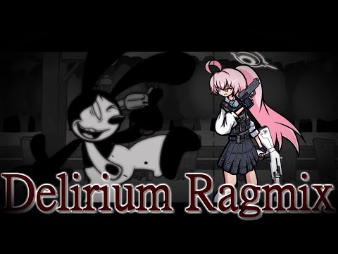 【FNF】Delirium Ragmix but Oswald and Hoshino(Battle) sings it【Blue Archive / ブルアカ】