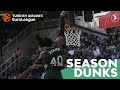 Jeremy Evans | Season Dunks | 2021-22 Turkish Airlines EuroLeague