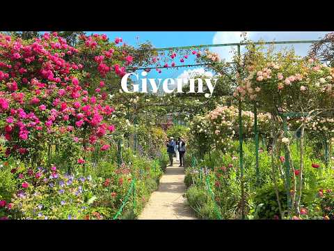 [4K] 🇫🇷 Giverny: A Blooming Paradise in France — Like Stepping into Monet’s Art🎨 Jun. 2025