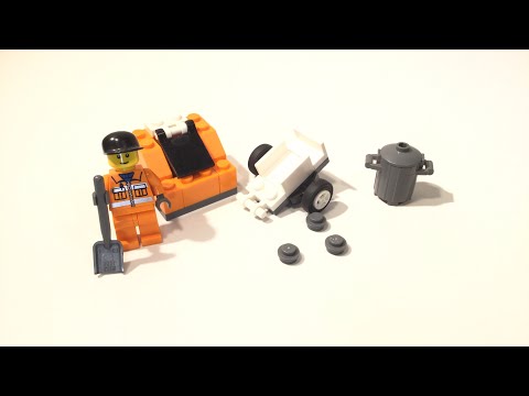 Vidéo LEGO City 5611 : L'éboueur