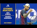 Nick Kyrgios vs. Thanasi Kokkinakis Extended Highlights | 2022 US Open Round 1