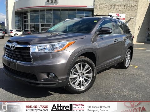 2016 Toyota Highlander AWD XLE Review - Brampton ON - Attrell Toyota