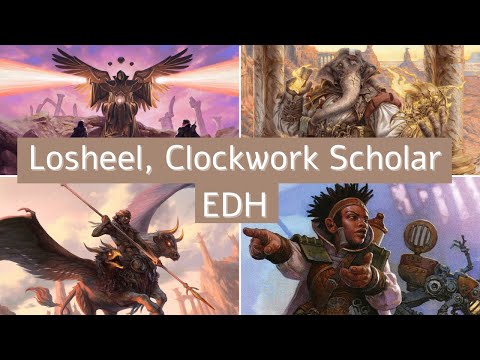 Losheel, Clockwork Scholar EDH | Mono-White Artifacts | Magic: the Gathering