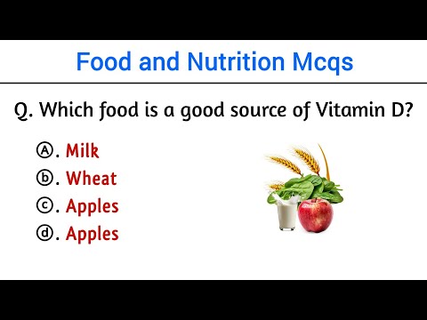 Nutrition Mcq | food and nutrition mcq | nutrition questions and answers