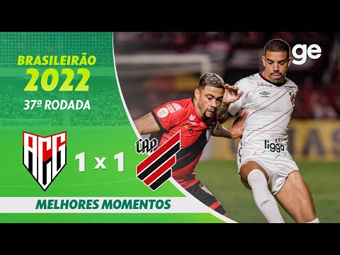 ATLÉTICO-GO 1 X 1 ATHLETICO-PR | MELHORES MOMENTOS | 37ª RODADA BRASILEIRÃO 2022 | ge.globo