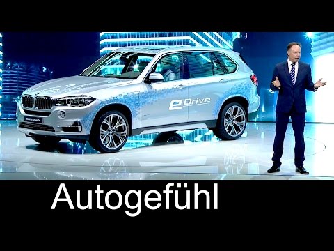 BMW X5 eDrive Concept premiere - model for 2016 BMW X5 xDrive 40e - Autogefühl