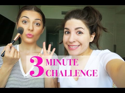 3 Minute Makeup Challenge With Jessica Harlow