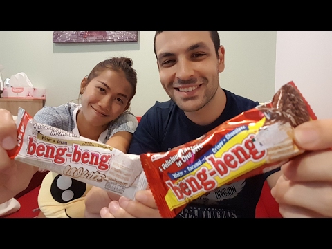 Beng-beng Chocolate & White Chocolate Taste Test
