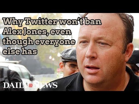 Why Twitter won’t ban Alex Jones, even though everyone else has