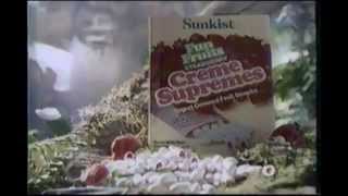 Sunkist Fun Fruits Commercial 80's Creme Supremes