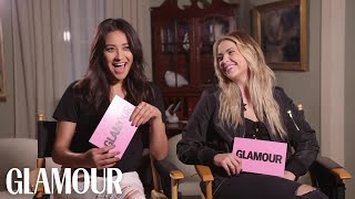 Pretty Little Liars Stars Shay Mitchell and Ashley Benson Play &quot;Which Liar?&quot; | Glamour