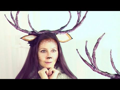 How to Make a Deer Antler Headband - Costume DIY