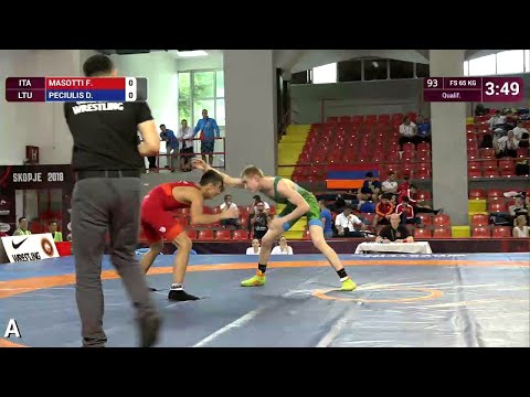 Qual. FS - 65 kg: F. MASOTTI (ITA) v. D. PECIULIS (LTU)