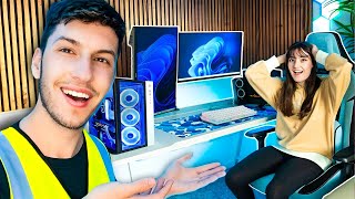 Surprising My Little Sister With Her Ultimate Gaming Room!