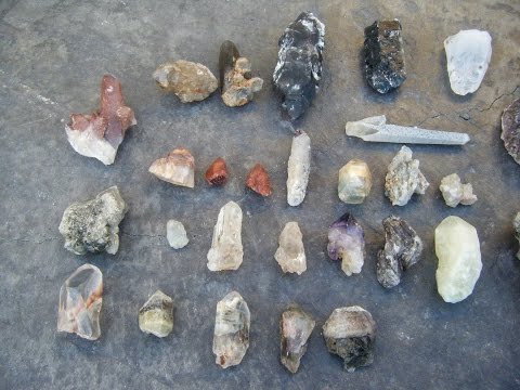 Varieties of Quartz Crystals