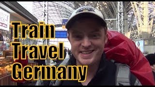 Taking the train in Germany from Frankfurt to Berlin