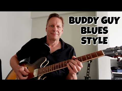 Buddy Guy Style Chicago Blues Guitar Lesson | 12 Bar Shuffle Rhythm in A