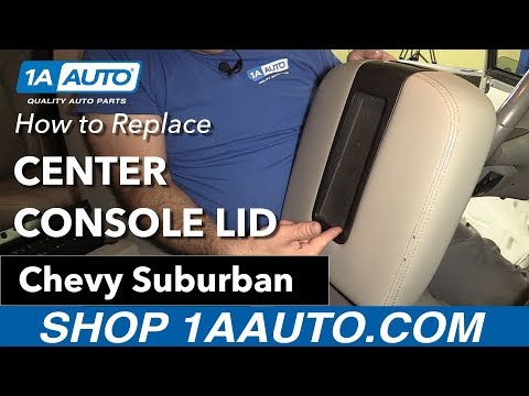 How to Replace Center Console Lid 07-13 Chevy Suburban