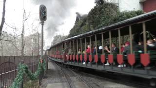 preview picture of video 'Dollywood Express at Dollywood (01-02-15) Pigeon Forge, Tennessee'