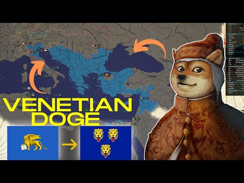 (EU4 Meme Timelapse) Venetian Sea Achievement Timelapse | EU4 1.32 Origins