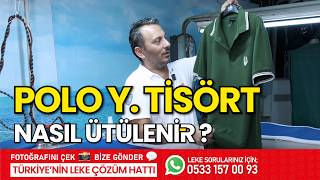 POLO YAKA TİŞÖRT NASIL ÜTÜLENİR? DRYKING - LADY CLEAN KURU TEMİZLEME ANLATIYOR…