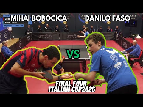 MIHAI BOBOCICA VS DANILO FASO | TABLE TENNIS FINAL FOUR ITALIAN CUP TEAM 2026 🏓🇮🇹