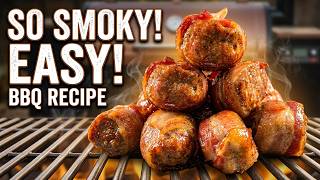 Bacon Meatballs on the Smoker | Tailgate Season Just Got Easier