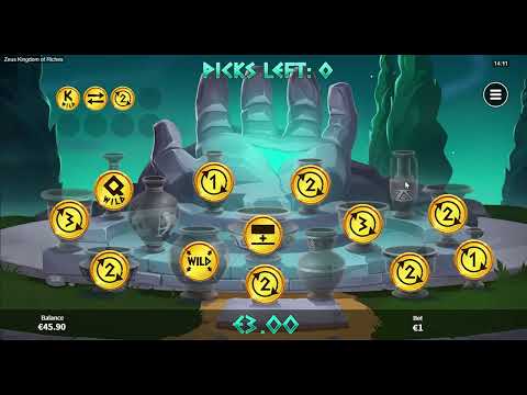 φρουτάκια#203🏆1€ BET👑Zeus Kingdom of Riches⭐18.01.2026