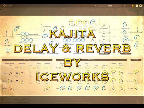 KAJITA - Delay & Reverb by iceWorks - Create Complex Spacial Effects - Live iPad Demo