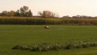 preview picture of video 'Jim flying his Gee Bee. And it lands in 1 piece'