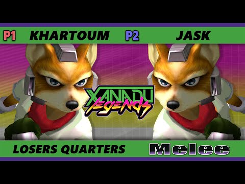 Xanadu Legends Losers Quarters - Khartoum (Fox) Vs. Jask (Fox) Smash Melee - SSBM