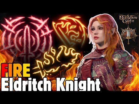 FIRE ELDRITCH KNIGHT FIGHTER BUILD in Baldur's Gate 3