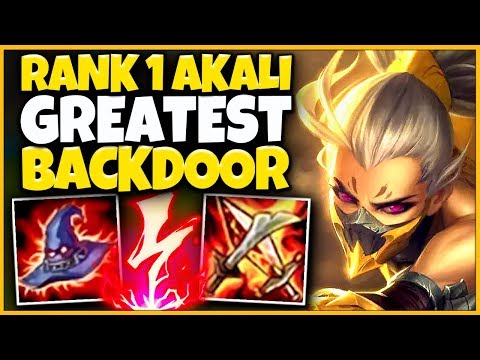 #1 AKALI WORLD GREATEST BACKDOOR EVER (CRAZIEST WIN) - League of Legends