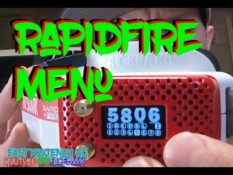 RapidFire Menu Overview