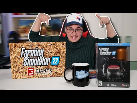 Unboxing FARMING SIMULATOR 22 Collector's Edition + Press Kit