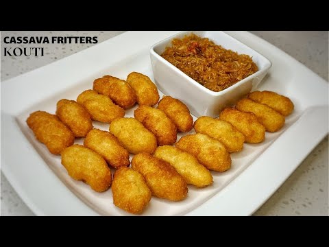 KOUTI 🇬🇳 | Cassava Fritters | Cassava Cake | African Street Food