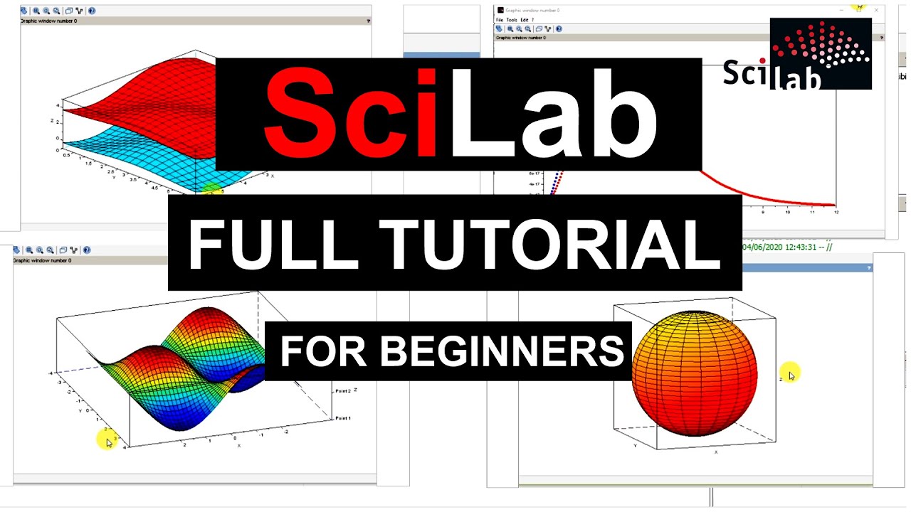 SciLab Tutorial For Beginners (FULL) |Everything you Need to know to Virtually Plot anything