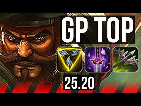 GANGPLANK vs IRELIA (TOP) | 16/1/11, 7 solo kills, Legendary, 48k DMG | KR Diamond | 25.20