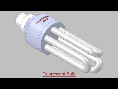 Fluorescent Bulb (Video Tutorial) SolidWorks