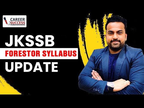 Jkssb Forestor Syllabus Update (No confusion) #jkssb #forestor @CareerSuccessJammu