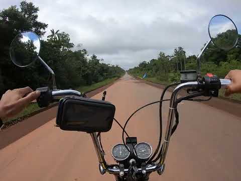 SÃO PAULO AO OIPOQUE, DE INTRUDER 125. - PELA BR 156, OS BURACOS COMEÇAM A DAR BOAS VINDAS. XD