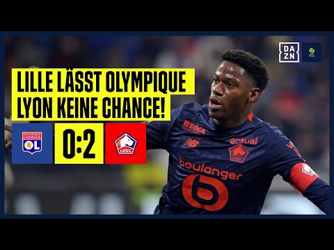 Lille zeigt Glanzleistung & feiert Sieg bei Schlusslicht Lyon! Lyon - Lille 0:2 | Ligue 1 | DAZN